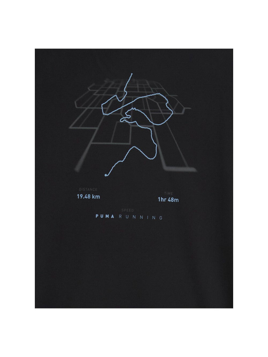 Puma Ανδρική κοντομάνικη μπλούζα Run Illustrative Graphic T-Shirt